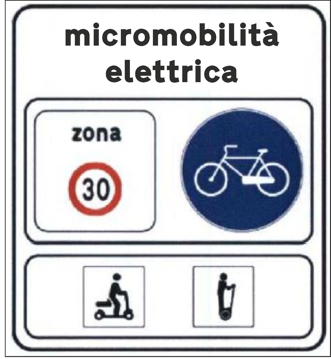 segnale regolamentazione micromobilità segnale regolamentazione micromobilità